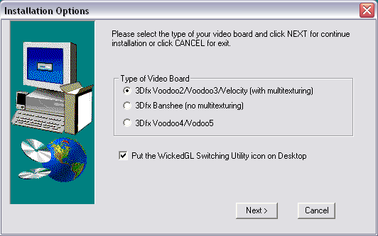 Media asset (photo, screenshot, or image in full size) related to contents posted at 3dfxzone.it | Image Name: wickedgl_setup.gif
